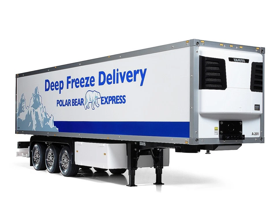 TAMIYA 56319 1/14 3-Axle Reefer Semi-Trailer RC Truck Kit | N.19 | NUOVO - Immagine 2 di 4