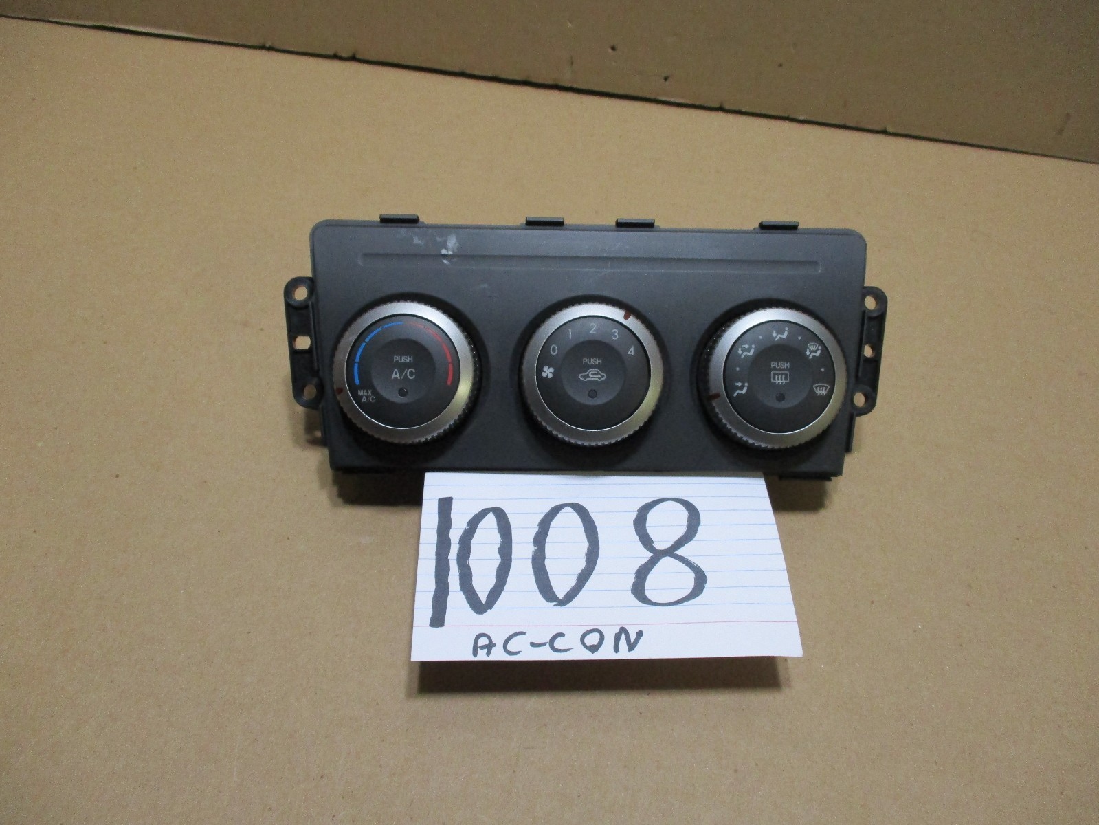 09 10 11 12 Mazda 6 AC and Heater Control Used Stock #1008-AC 