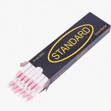 AquaTrace 12-Pack: Water-Soluble White Pencils for Tailor's Marking & Student Dr