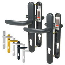 uPVC Door Handle 92PZ Hoppe Atlanta Sprung Lever Pair Set 122mm 215mm Centre
