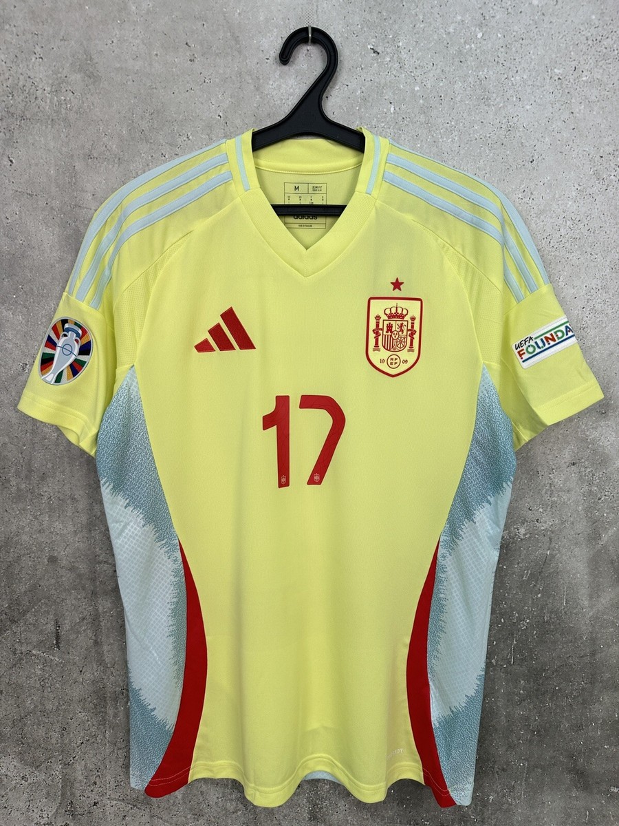 2024スペイン代表 日本Mサイズ #17WILLIAMS JR. SPAIN 2024 AWAY FOOTBALL SHIRT #17 WILLIAMS JR. ADIDAS NATIONAL