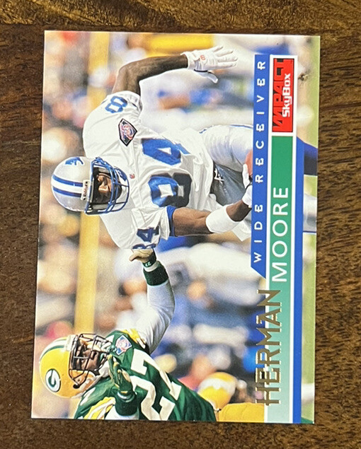 1995 SkyBox Impact #48 Herman Moore Detroit Lions