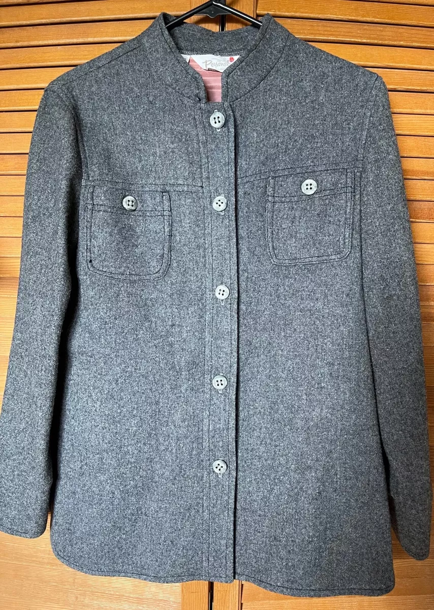 Leslie fay top wool coat