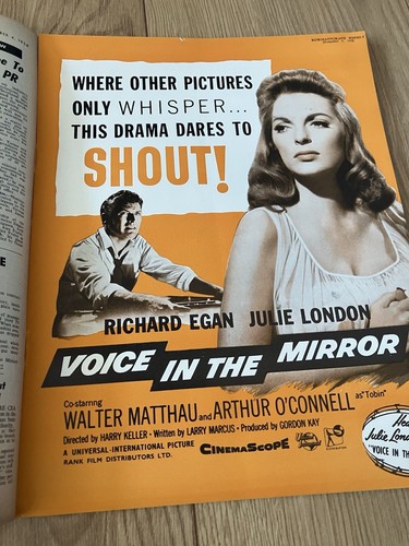 Kine Weekly magazine x 3 1958. Touch of evil. Cameron Mitchell.Battle of the V.1 - Picture 3 of 10