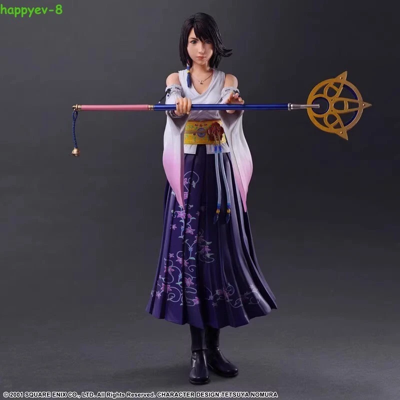Square Enix Play Arts Kai Final Fantasy X Yuna 10" Action Figure Official No Box - Image 3 of 4