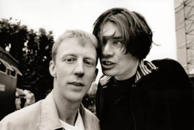 BLUR and Alex JAMES and Dave ROWNTREE Dave Rowntree and Alex - 1996 Old Photo