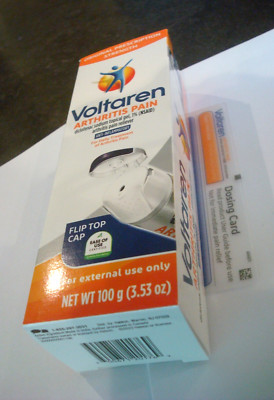 New VOLTARIN Arthritis Pain Relief Gel Daily Pain Treatment 3.53oz Expires 11/27