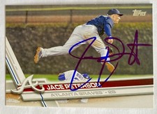 JACE PETERSON SIGNED IP 2017 TOPPS SERIES 1 #133 BRAVES DIAMONDBACKS AUTO