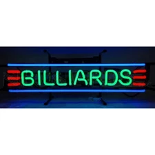 Neonetics 5SMLBL Billiards Neon Sign Junior 24” Junior Premium Neon Light