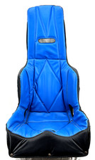 Aluminum High Back Racing Bucket Seat With Blue Pad Upholstery 19 Usa Racecar
