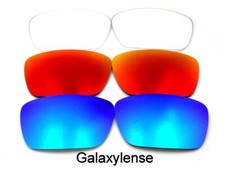Galaxy Replacement Lenses For Oakley Fuel Cell Blue Red Clear Polarized 3Pairs
