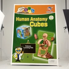 Human Anatomy Cubes Hands On Lab Educational Puzzles And Folding Fidget Cube￼