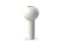 Cooee Design Pillar Vase Weiß 32Cm Blumenvase Porzellanvase Hochwertige Vase