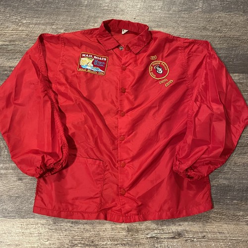 VTG 1960s Windbreaker Jacket Good Sam Club Racing Russell Southern USA Oregon