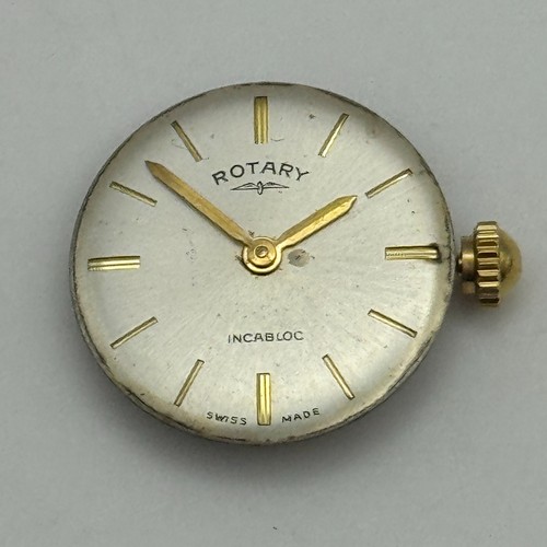 17.5mm Ladies Running Rotary FHF 34-21 Manual Wind Swiss Watch Movement PARTS - Picture 7 of 16