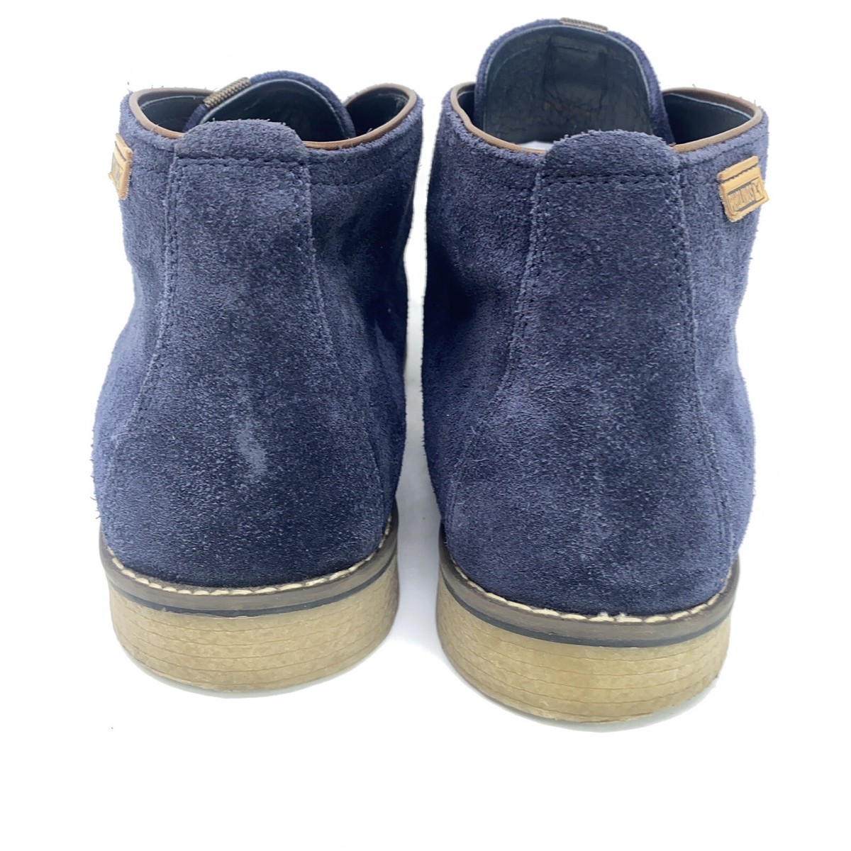 Pikolinos Mens Dark Blue‎ Suede Chukka Boots Lace Up Ankle  display picture 1