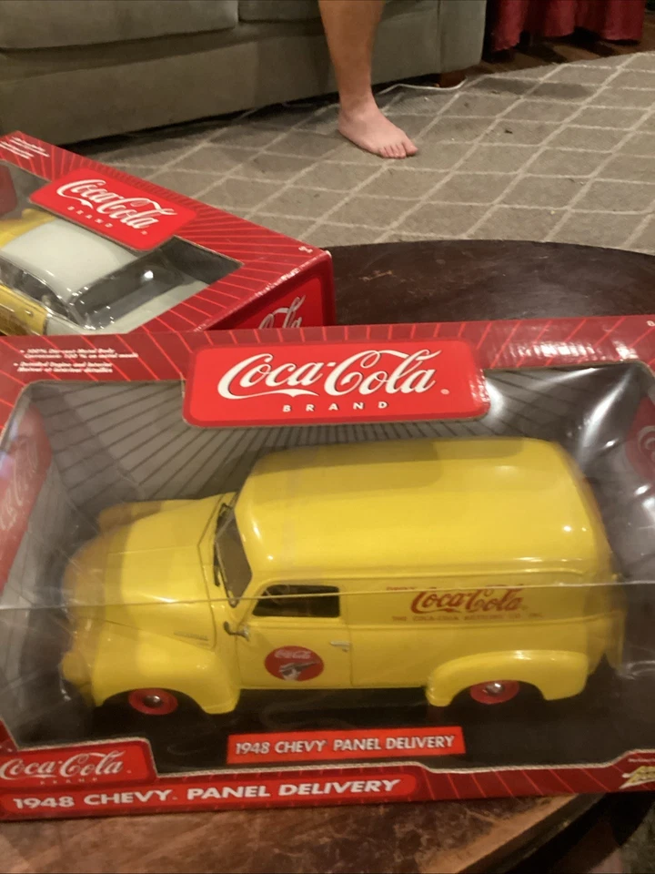 Johnny Lighting Coca-Cola Brand 1948 Chevy Panel Delivery 1:18 Scale Diecast - Image 4 of 4
