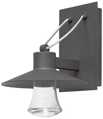 Maxim Civic 10 1/2" High Architectural Bronze LED Outdoor Wall Light - Picture 1 of 5