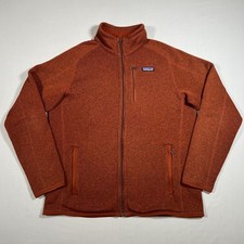 Patagonia Men's Better Sweater Full-Zip Fleece Jacket Barn Red Rust Size L