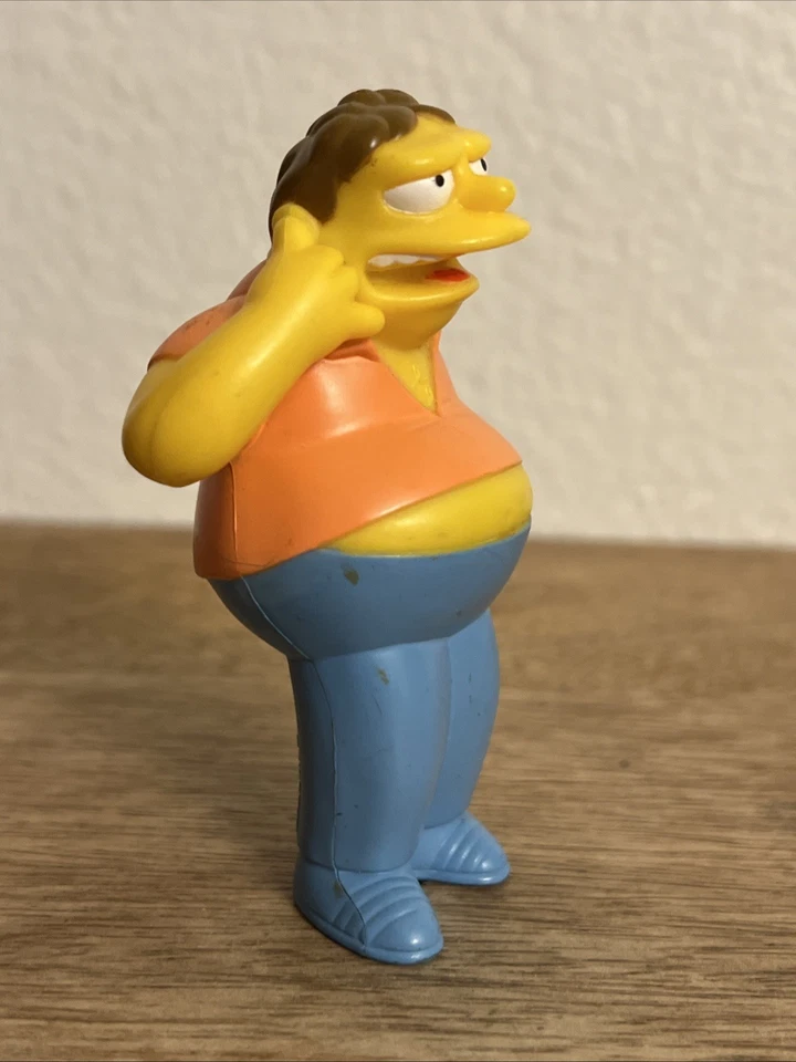 "Figura de acción de juguete de plástico de Los Simpson Barney Gumble Burger King 3,75"" - sin sonido" Foto 2 de 4