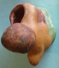 Original Mud Baby Winged Angel Clay Pottery Handcrafted Painted Glazed 3 1/2"H — photo 7