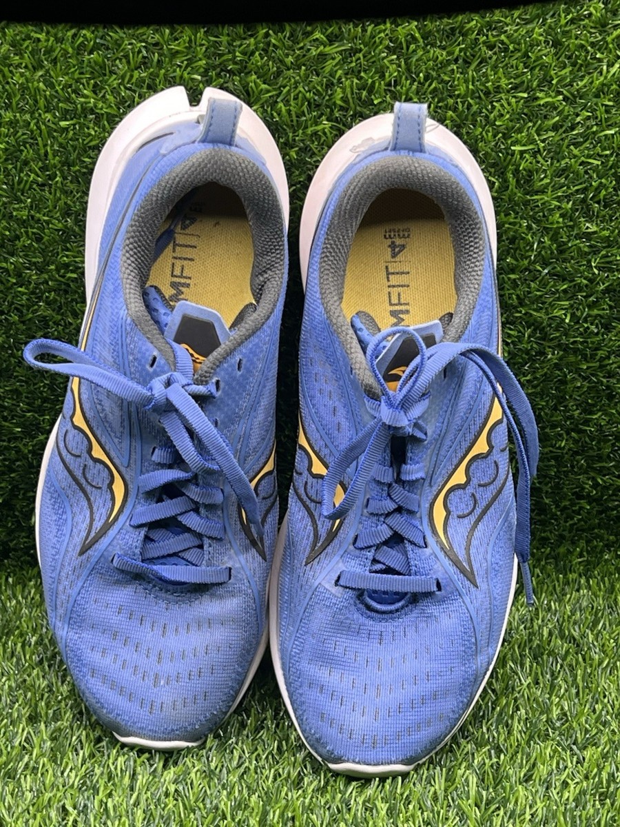 Size 7.5 Saucony Kinvara 13 Women's Running Shoes Horizon/Shadow Blue Athletic View 5