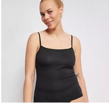Sloggi Ever Ease Camisole Tank Top Cotton Stretch Black New Size Small