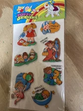 1983 The Cabbage Patch Kids Sealed Style 6 Puffy Stickers