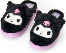 Sanrio Kuromi 274721 Face Slippers Fluffy Room Slippers