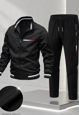 Urban Paris Streetwear Set   Designer Tracksuit Style   Modern Tech-Look