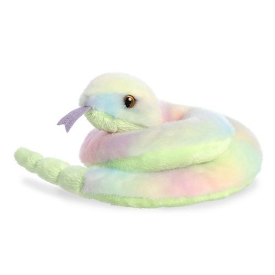 Aurora World Mini Flopsie Lula Snake Stuffed Animal, Pastel Rainbow...
