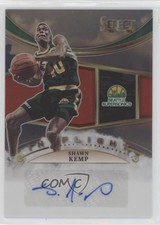 2022-23 Panini Select In Flight Signatures Red Prizm 12/99 Shawn Kemp Auto 7y2