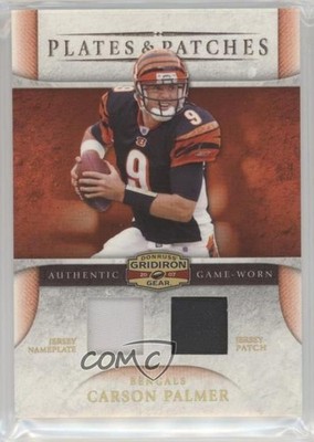 2007 Donruss Gridiron Gear Plates & Patch 46/100 Carson Palmer #PP-7 Patch 0af