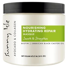 Sunny Isle Avocado & Collagen Nourishing Hydrating Repair Masque 16oz