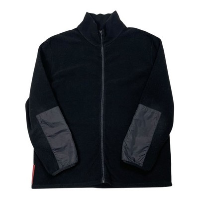 Prada Sport Fleece Vintage Nylon Zip Up Jacket Black Size XL | eBay