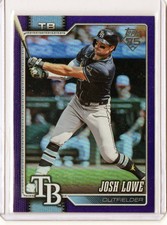 2026 Topps Series 1 Josh Lowe Purple Holo Foil /250 Tampa Bay Rays