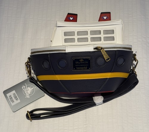 Disney Cruise Line DCL Loungefly Ship Purse Bag Lined 2026 Brand New!