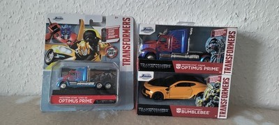 Transformers Jada Autos Optimus Prime & Bumblebee Neu OVP