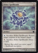 Aether Spellbomb MMA 196 Normal English NM - MTG