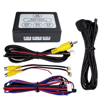 New 2 Channel Smart Control Front and Rear View Car Camera Converter Switch Box