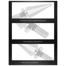 Easy Install Windscreen Decorative Bolts Windshield Trim Screws for Halley Bike