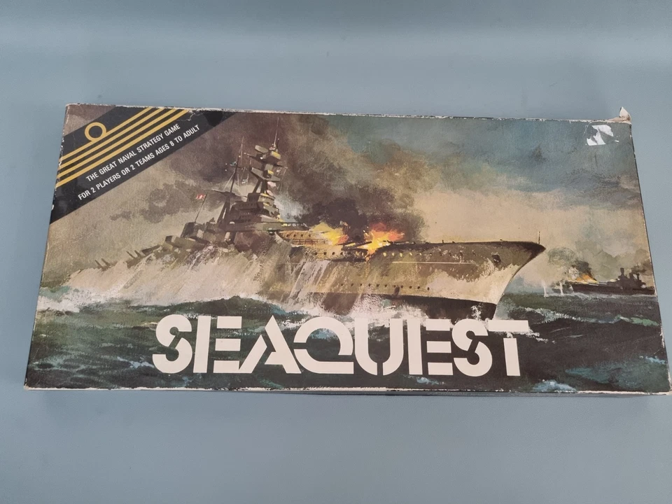 RARE Complete 1975 Vintage Seaquest Battleship Naval War Board Game 70s Toy - Image 3 of 4