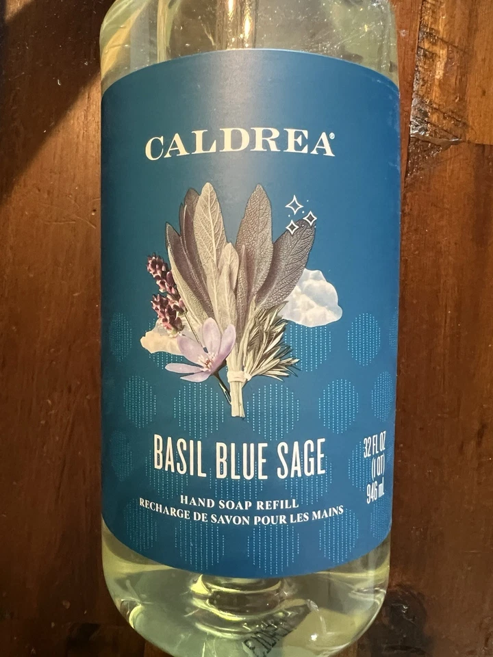 Lot of 6 Caldrea Basil Blue Sage Hand Soap Refill - Image 2 of 3