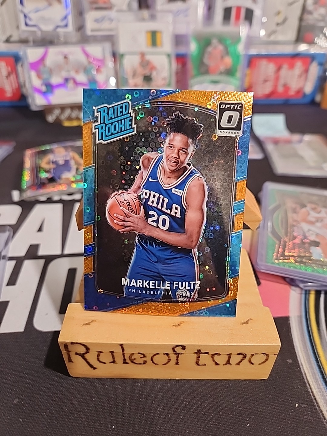 Markelle Fultz 2017 Panini Donruss Optic Orange Disco Rated Rookie /193 76ers