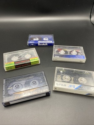 Musik Kassetten Tape MC 5 Stück 60 Und 90 Maxell TDK Scotch Fuji Condor