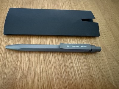 Porsche Kugelschreiber Anthrazit ,neu, mit Notizbuch OVP Porsche Design Schwarz