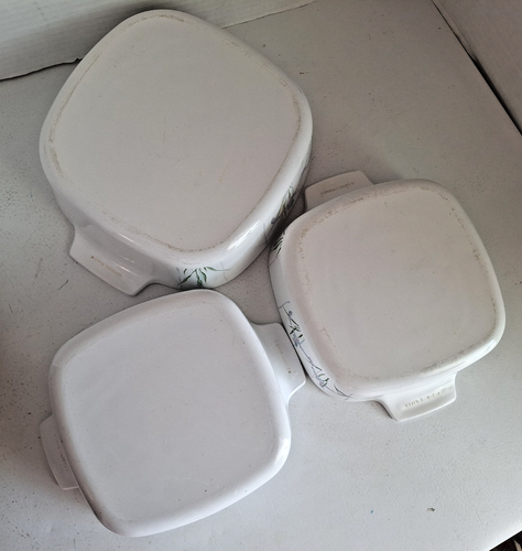 (3) Corning Ware Shadow Iris Baking Casserole Dishes 1 Liter 1.5 Liter 2 Liter - Picture 6 of 7