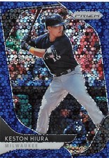 2020 Panini Prizm Keston Hiura Blue Donut Circles Prizm SN #2 Card #/199