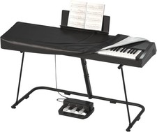 Digital Piano Keyboard Cover Dust Dirt Proof 88-Key w/Cord Lock Protector