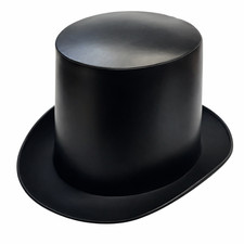 Leatherlike Sheen Top Hat